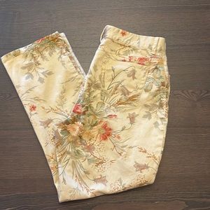 Vintage floral pants